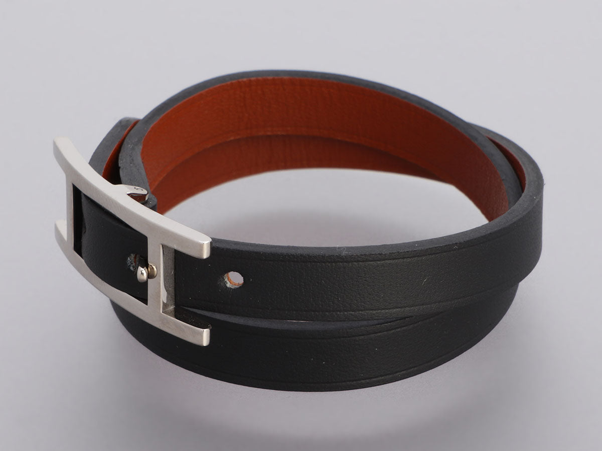 Hermès Hapi Bracelet in Beige Leather – Fancy Lux